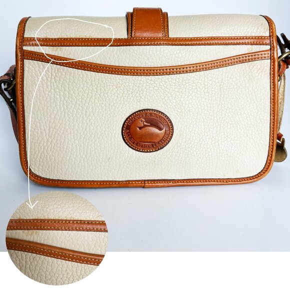 Dooney & Bourke Small Equestrian Bag Style R53 Vintage 90s All Weather L… - Picture 7 of 11